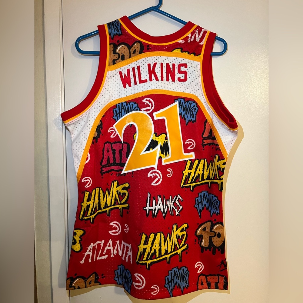 Dominique Wilkins Mitchell & Ness NBA jersey